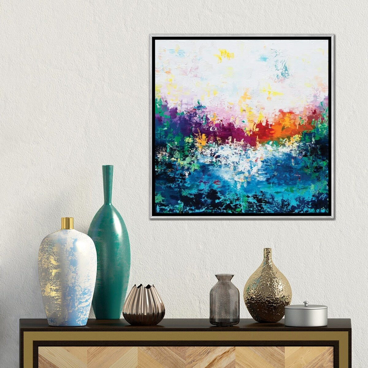 iCanvas "Summer Reflections I" by Susan Wooler Framed