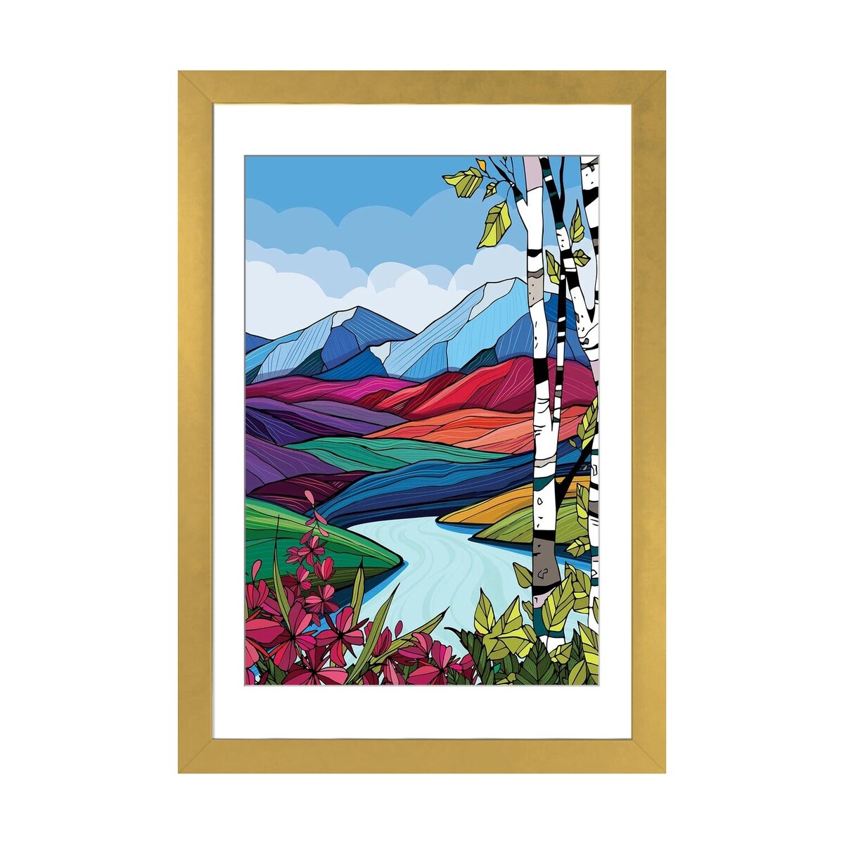 iCanvas "Summer Scene" by Annie Brace