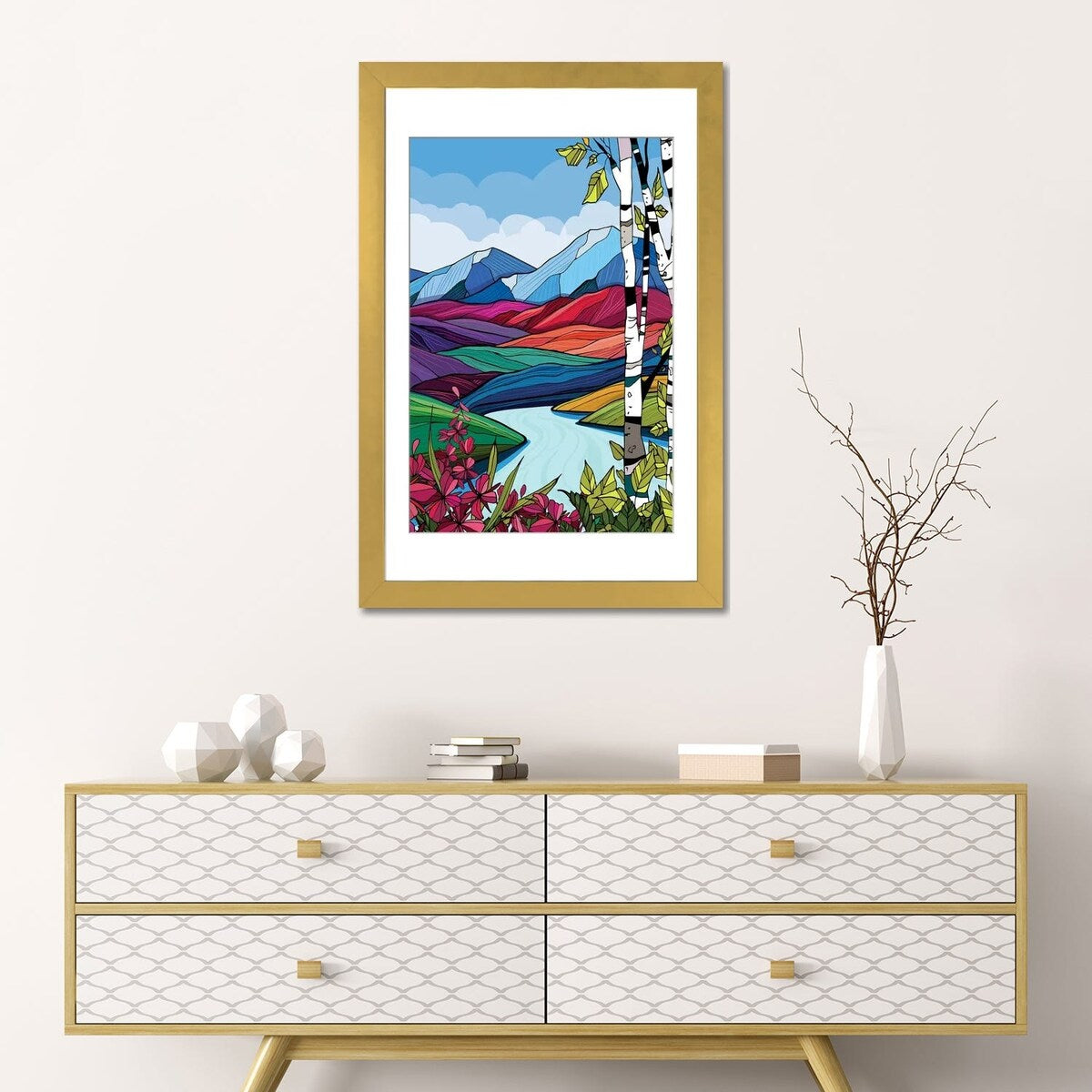 iCanvas "Summer Scene" by Annie Brace