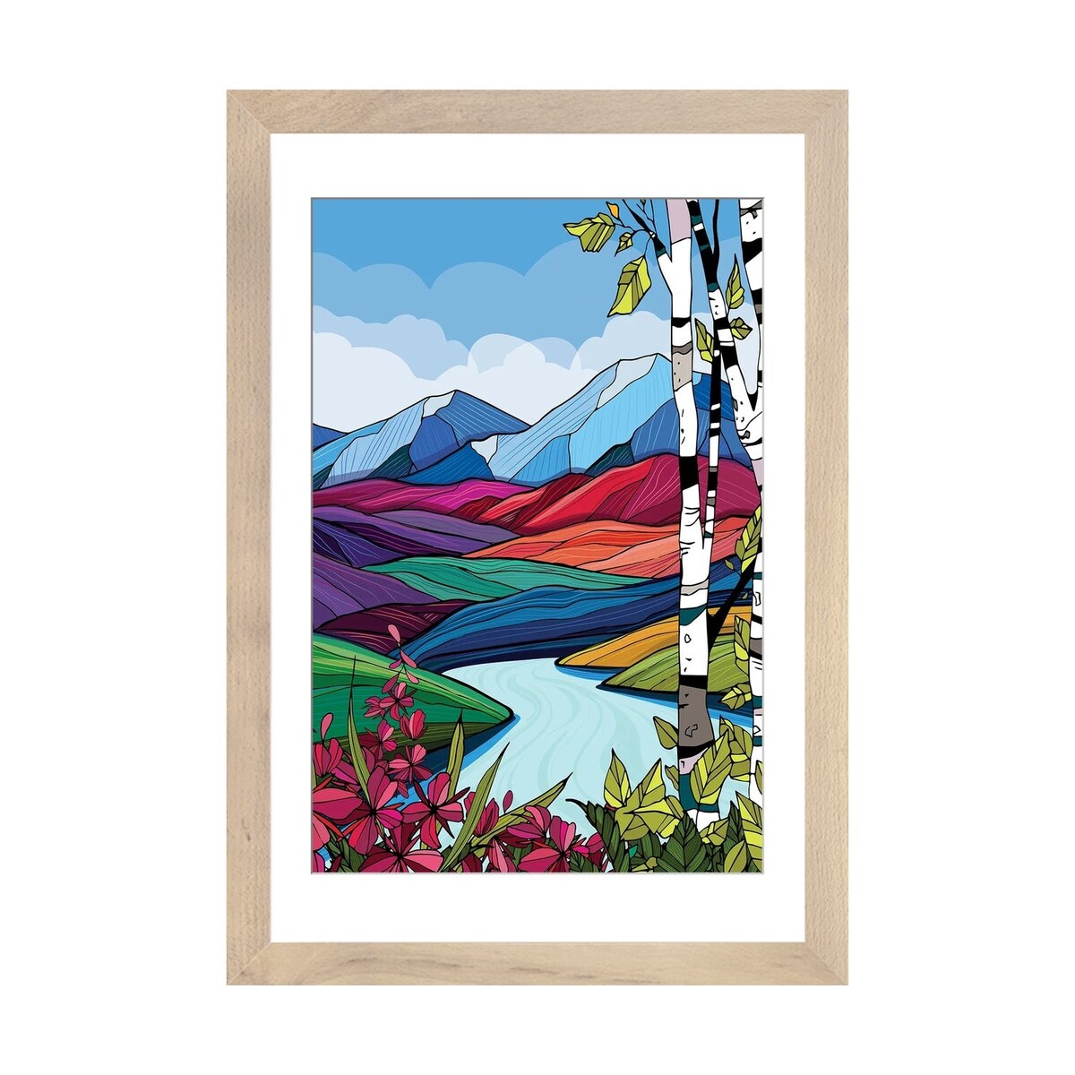 iCanvas "Summer Scene" by Annie Brace