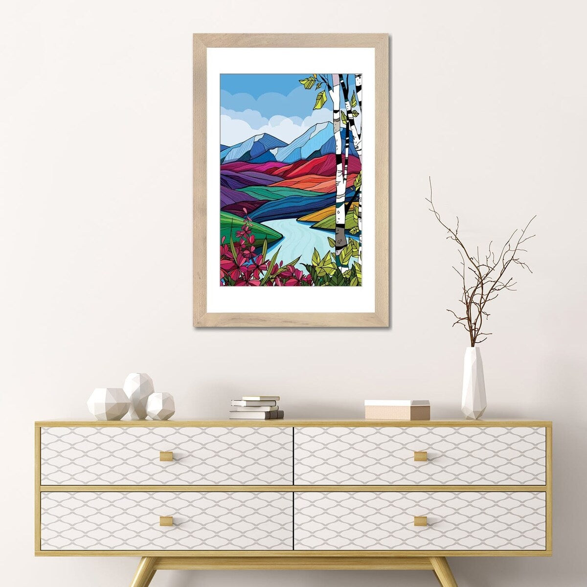 iCanvas "Summer Scene" by Annie Brace