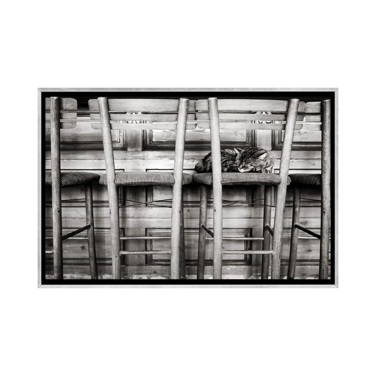 iCanvas "Sunday Chill At Cafe De Sol" by Milica Tepavac Framed