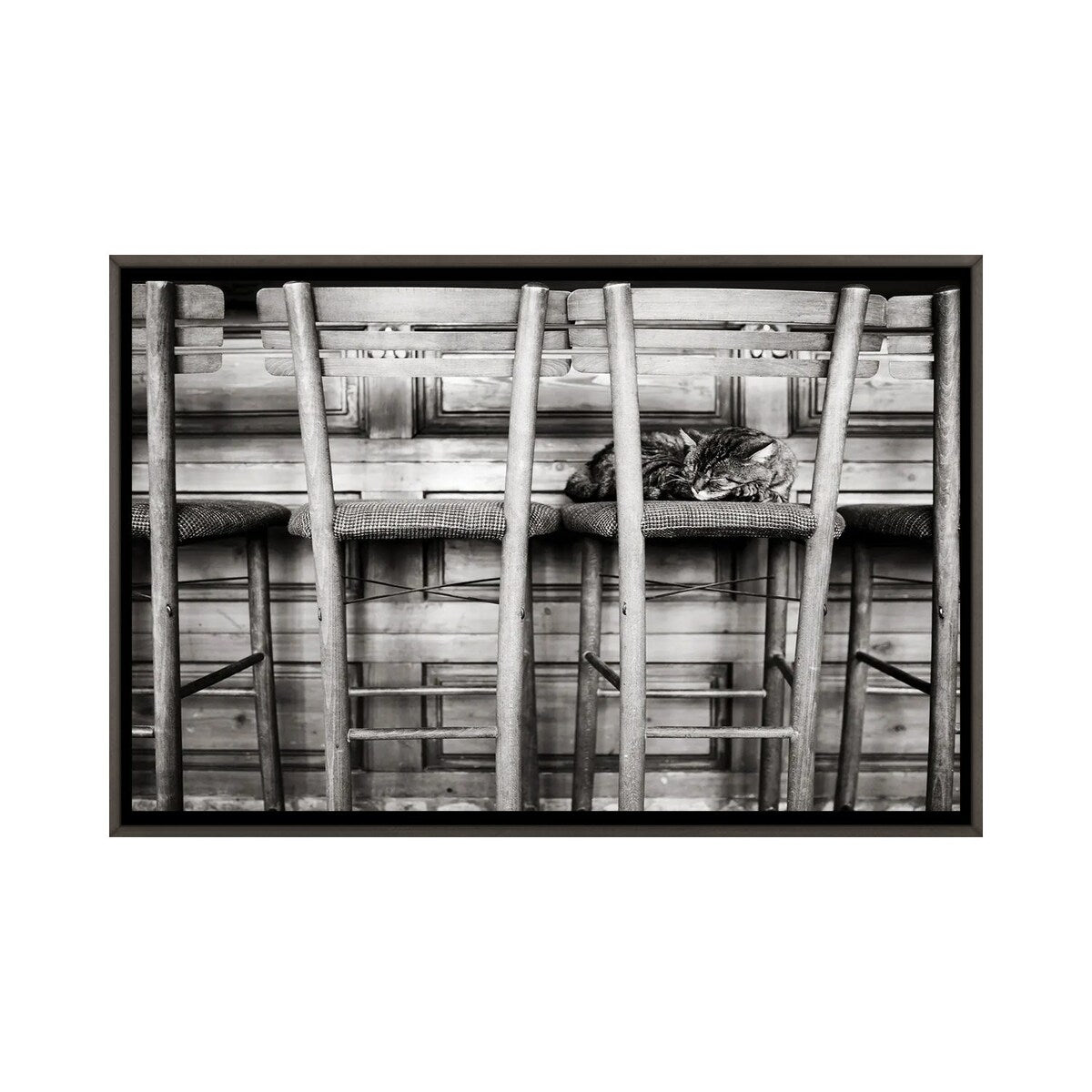 iCanvas "Sunday Chill At Cafe De Sol" by Milica Tepavac Framed