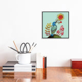 iCanvas "Sunflower" by Sylvie Demers Framed Canvas Print