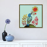 iCanvas "Sunflower" by Sylvie Demers Framed Canvas Print