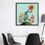 iCanvas "Sunflower" by Sylvie Demers Framed Canvas Print