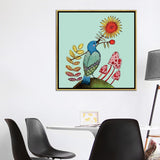 iCanvas "Sunflower" by Sylvie Demers Framed Canvas Print
