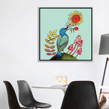iCanvas "Sunflower" by Sylvie Demers Framed Canvas Print
