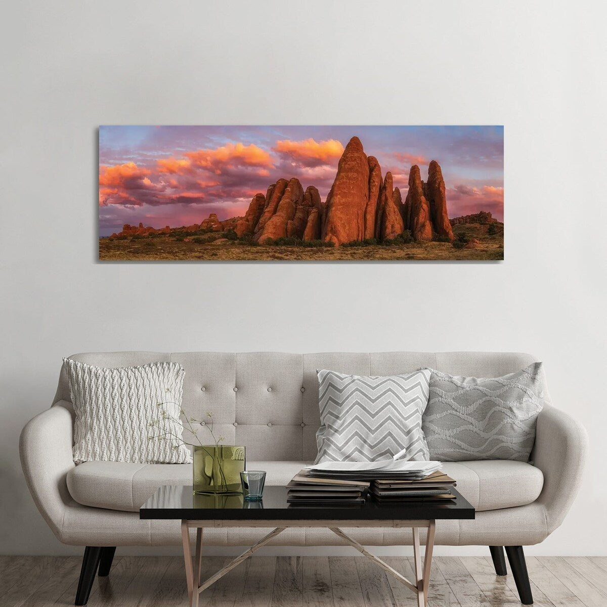 iCanvas "Sunset at the Fins" by Darren White Photography Canvas Print