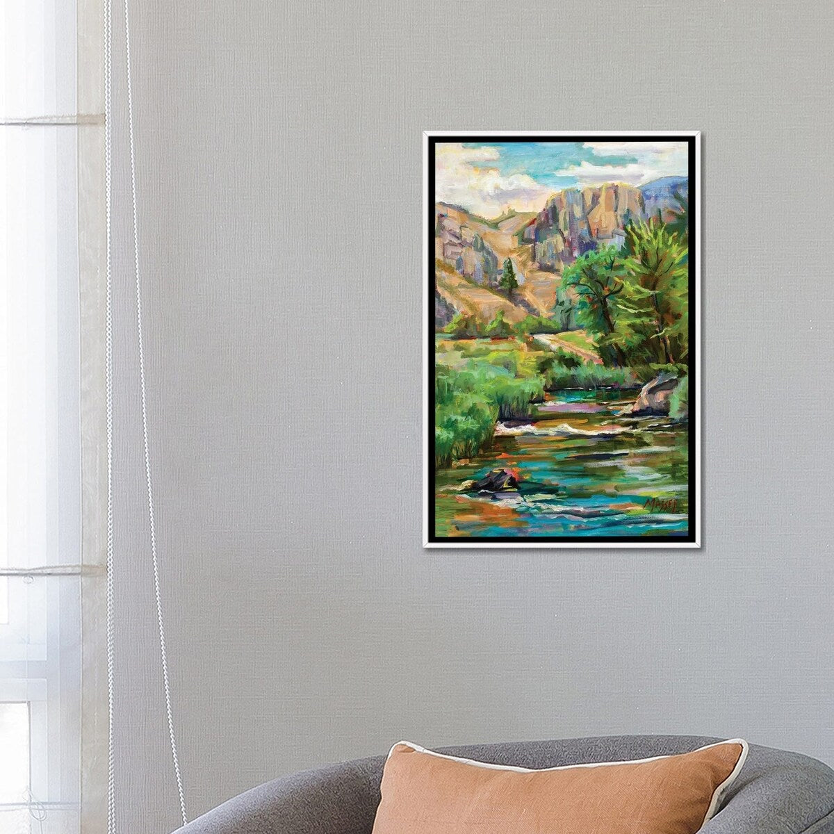iCanvas "Swallowtail River Canyon" by Marie Massey Framed Canvas Print