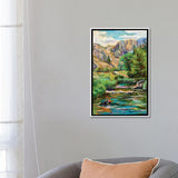 iCanvas "Swallowtail River Canyon" by Marie Massey Framed Canvas Print