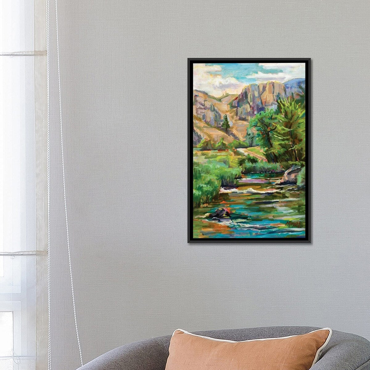 iCanvas "Swallowtail River Canyon" by Marie Massey Framed Canvas Print