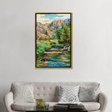 iCanvas "Swallowtail River Canyon" by Marie Massey Framed Canvas Print