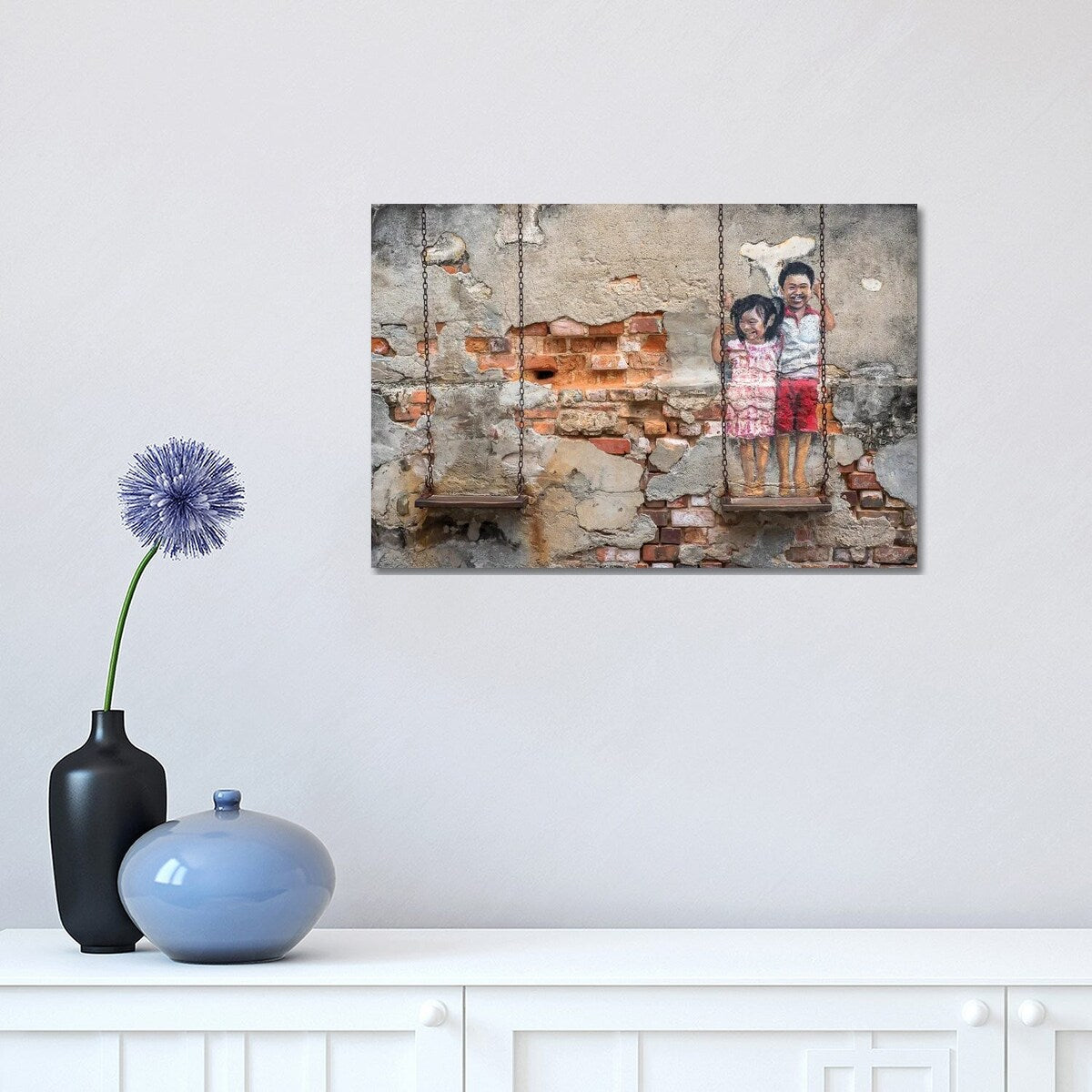iCanvas "Swing Set" by Mark MacLaren Johnson Canvas Print