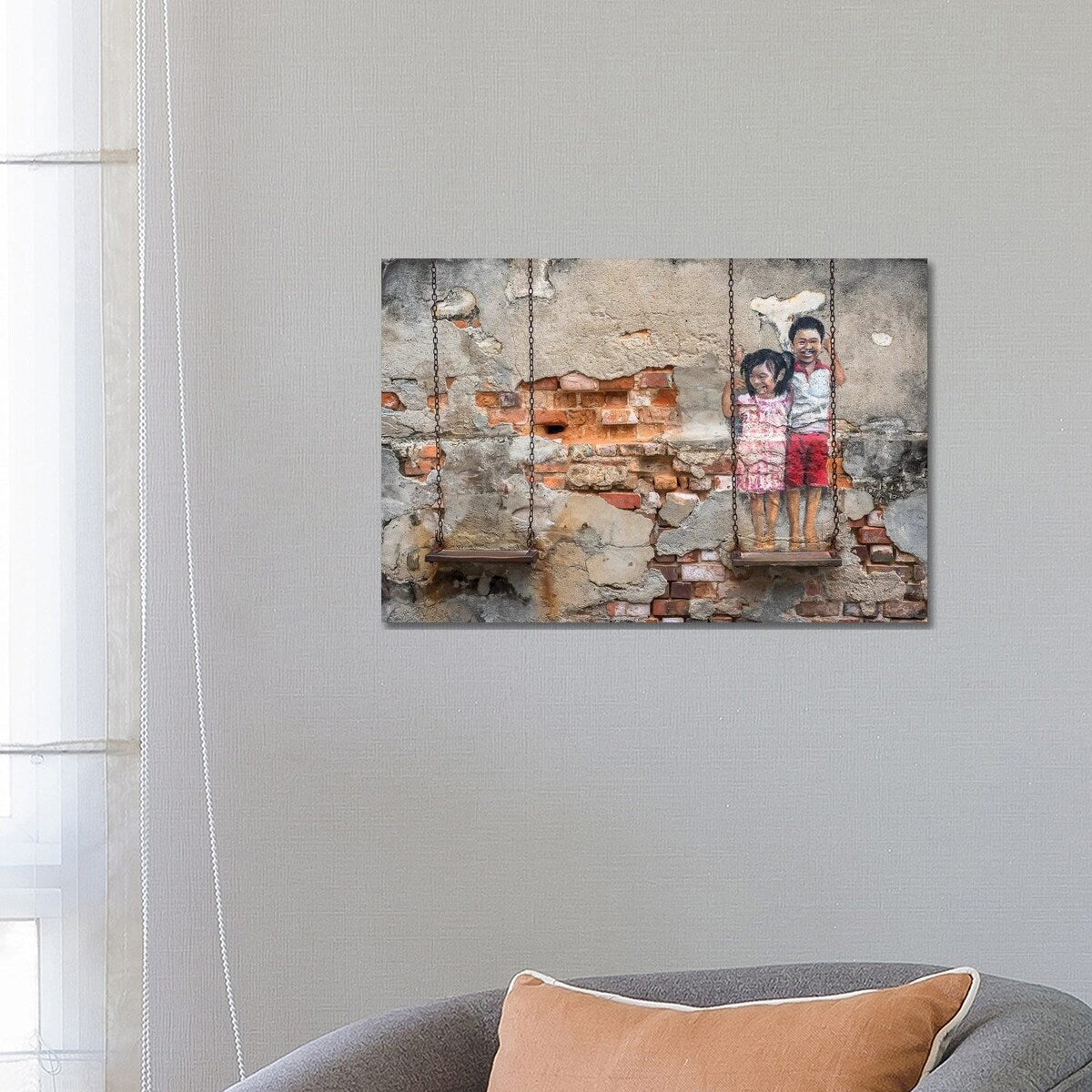 iCanvas "Swing Set" by Mark MacLaren Johnson Canvas Print