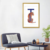 iCanvas "T - Tiger" by Goed Blauw