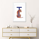 iCanvas "T - Tiger" by Goed Blauw