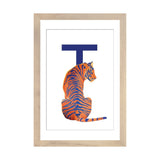 iCanvas "T - Tiger" by Goed Blauw