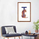 iCanvas "T - Tiger" by Goed Blauw