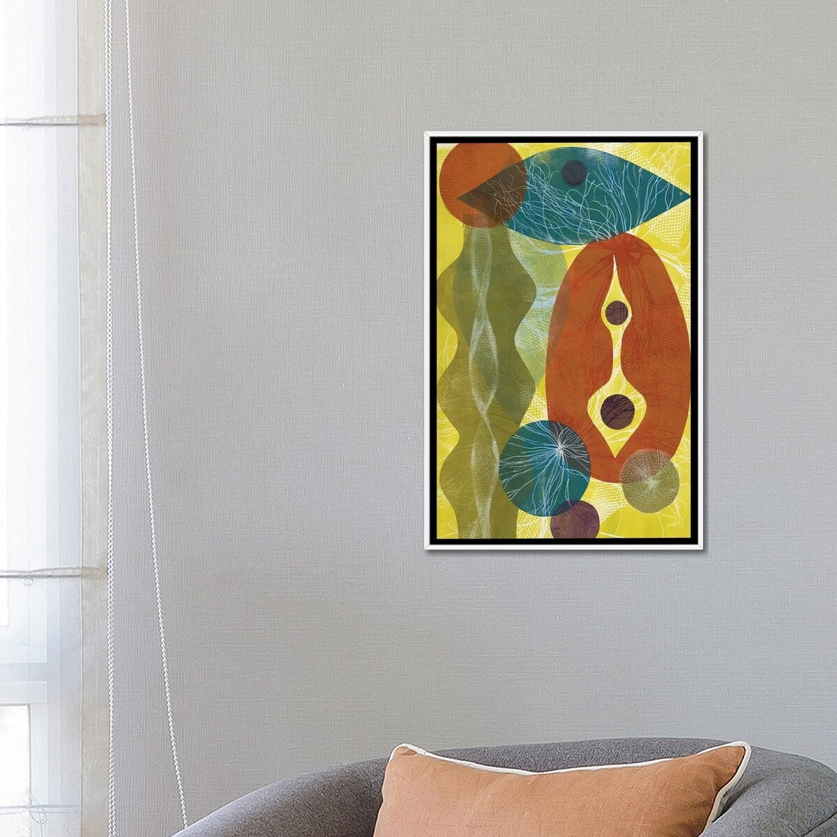 iCanvas "Taking Shape" by Beth Adler Framed Canvas Print