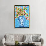 iCanvas "Tall Vase" by Brenda Bush Framed
