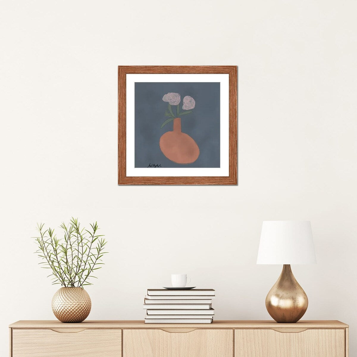 iCanvas "Terocata Flower Vase" by ArtByAsh