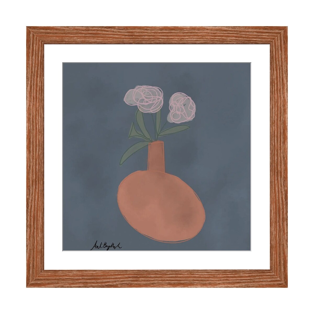 iCanvas "Terocata Flower Vase" by ArtByAsh
