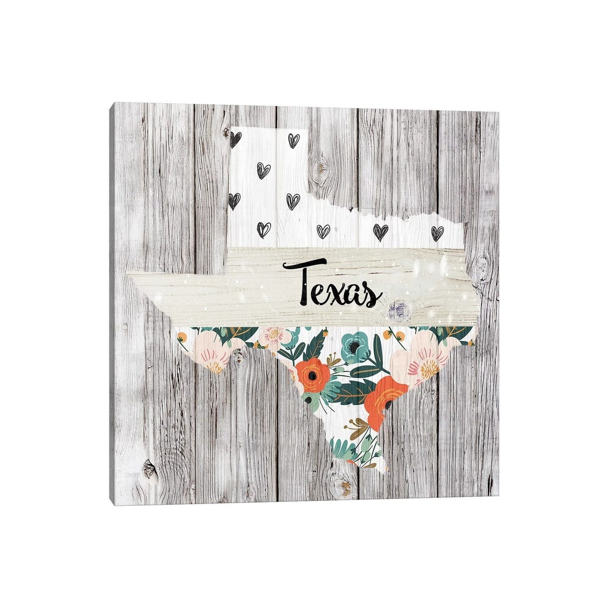 iCanvas "Texas" by Front Porch Pickins Canvas Print