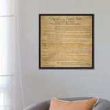 iCanvas "The Bill Of Rights, 1789" by Unknown Framed
