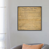 iCanvas "The Bill Of Rights, 1789" by Unknown Framed
