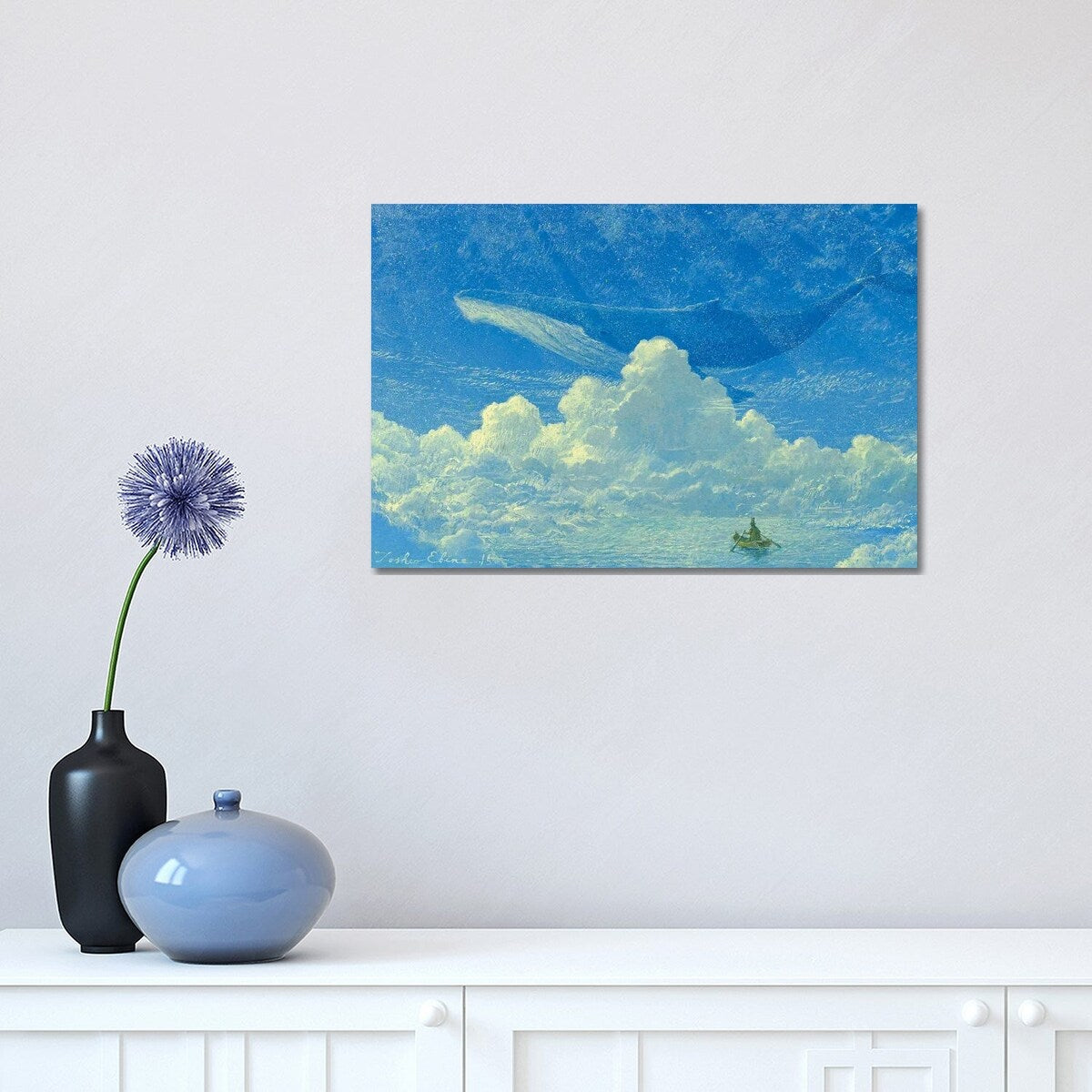 iCanvas "The Blue At Twilight" by Toshio Ebine Canvas Print