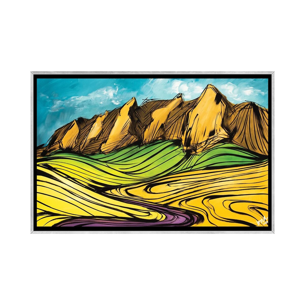 iCanvas "The Colorado Flatirons" by Bria Hammock Framed