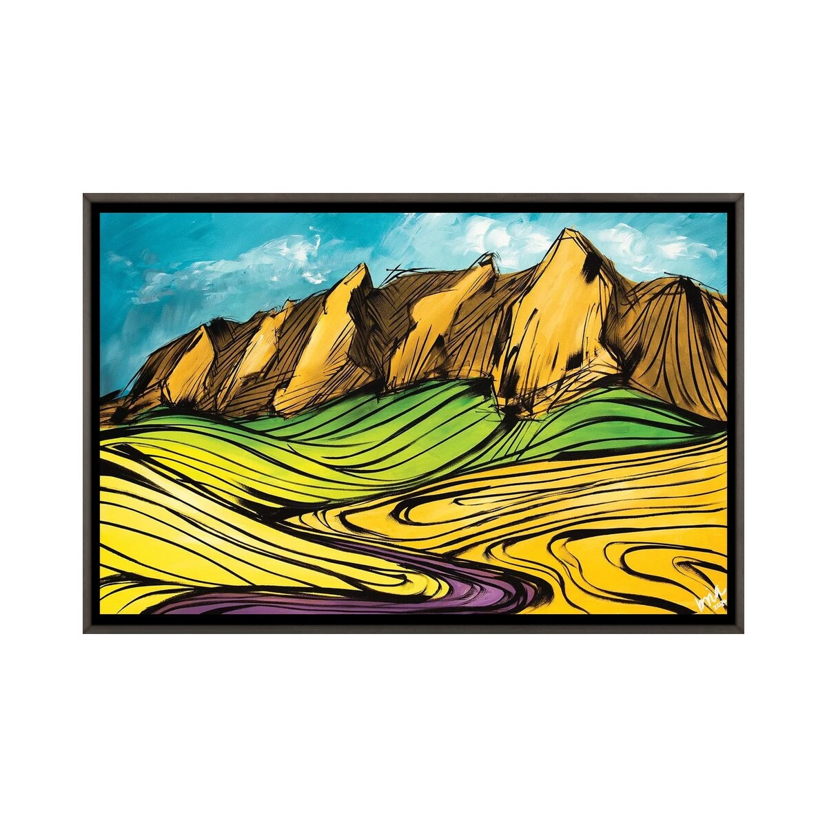 iCanvas "The Colorado Flatirons" by Bria Hammock Framed