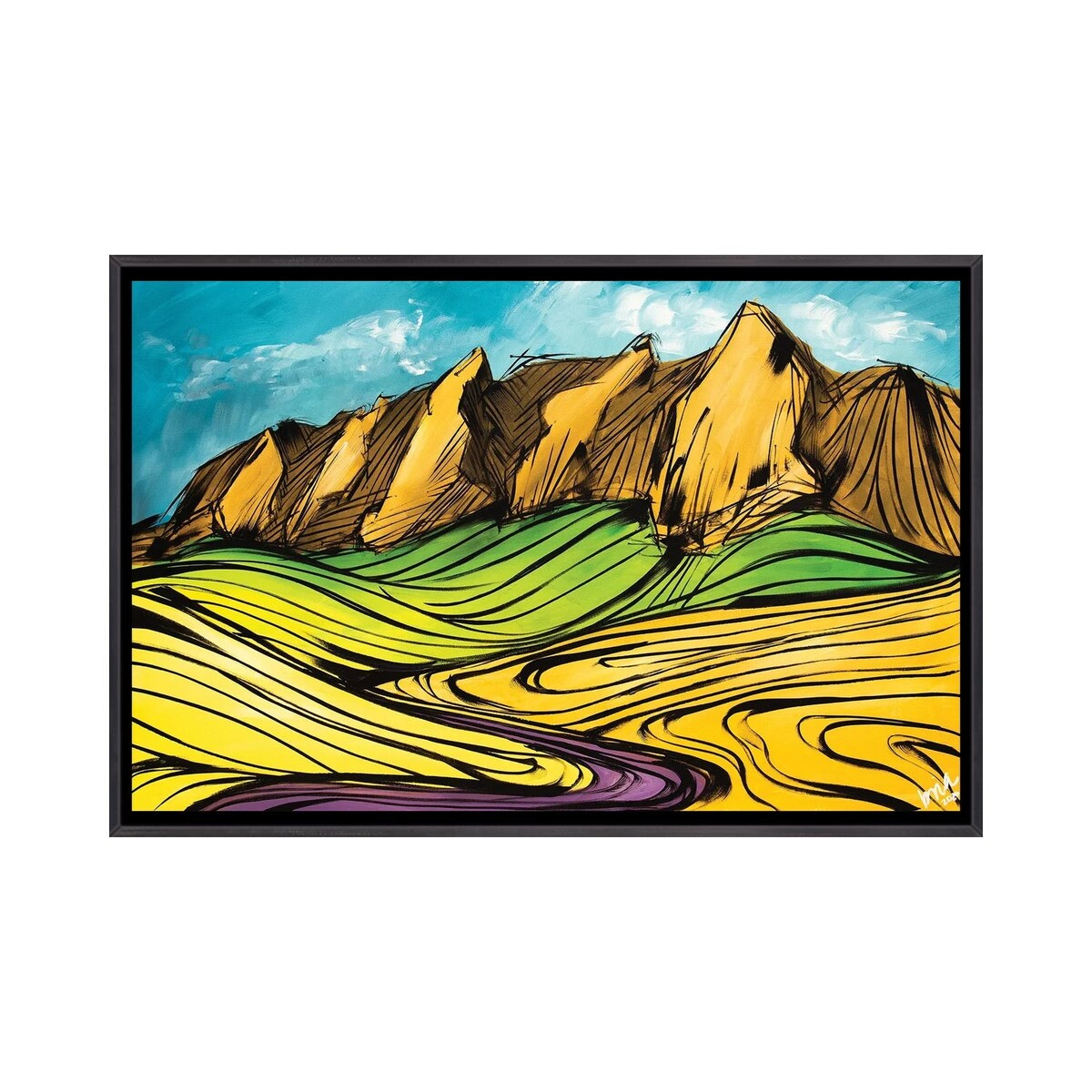 iCanvas "The Colorado Flatirons" by Bria Hammock Framed