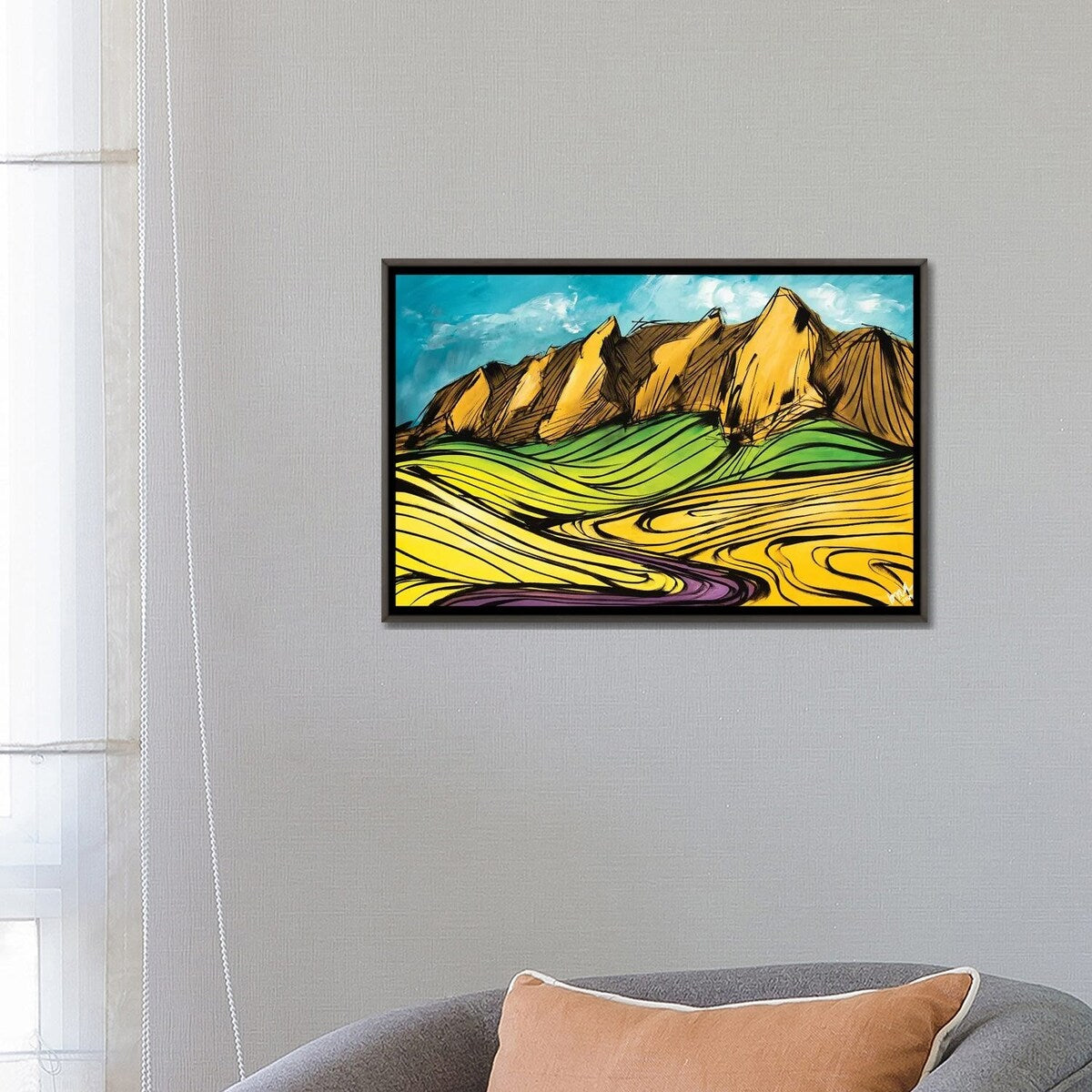 iCanvas "The Colorado Flatirons" by Bria Hammock Framed