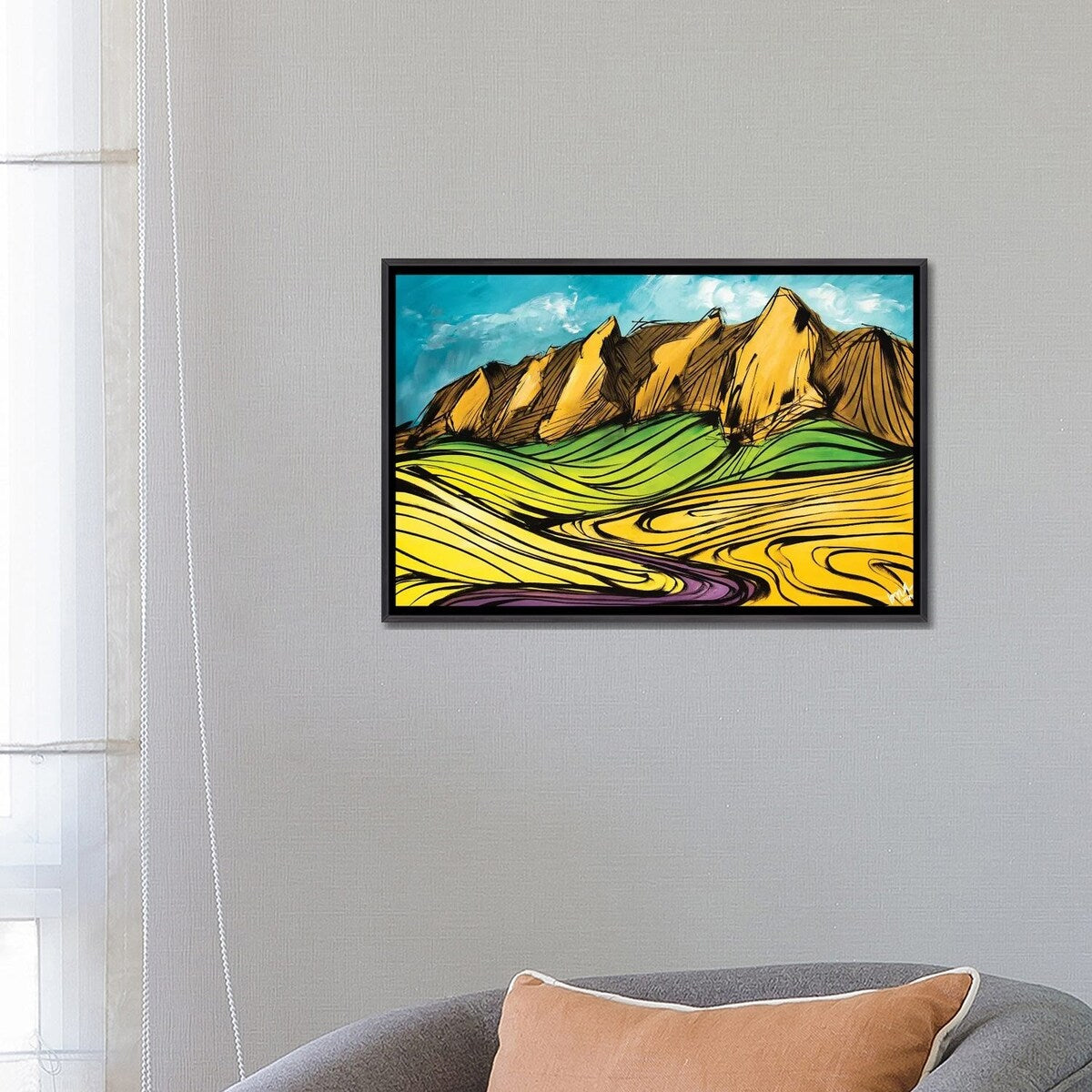 iCanvas "The Colorado Flatirons" by Bria Hammock Framed