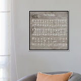 iCanvas "The Doxology Sheet Music" by Front Porch Pickins Framed Canvas Print
