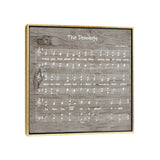 iCanvas "The Doxology Sheet Music" by Front Porch Pickins Framed Canvas Print