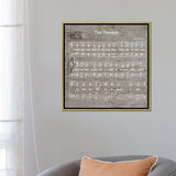 iCanvas "The Doxology Sheet Music" by Front Porch Pickins Framed Canvas Print