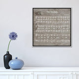 iCanvas "The Doxology Sheet Music" by Front Porch Pickins Framed Canvas Print