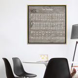 iCanvas "The Doxology Sheet Music" by Front Porch Pickins Framed Canvas Print