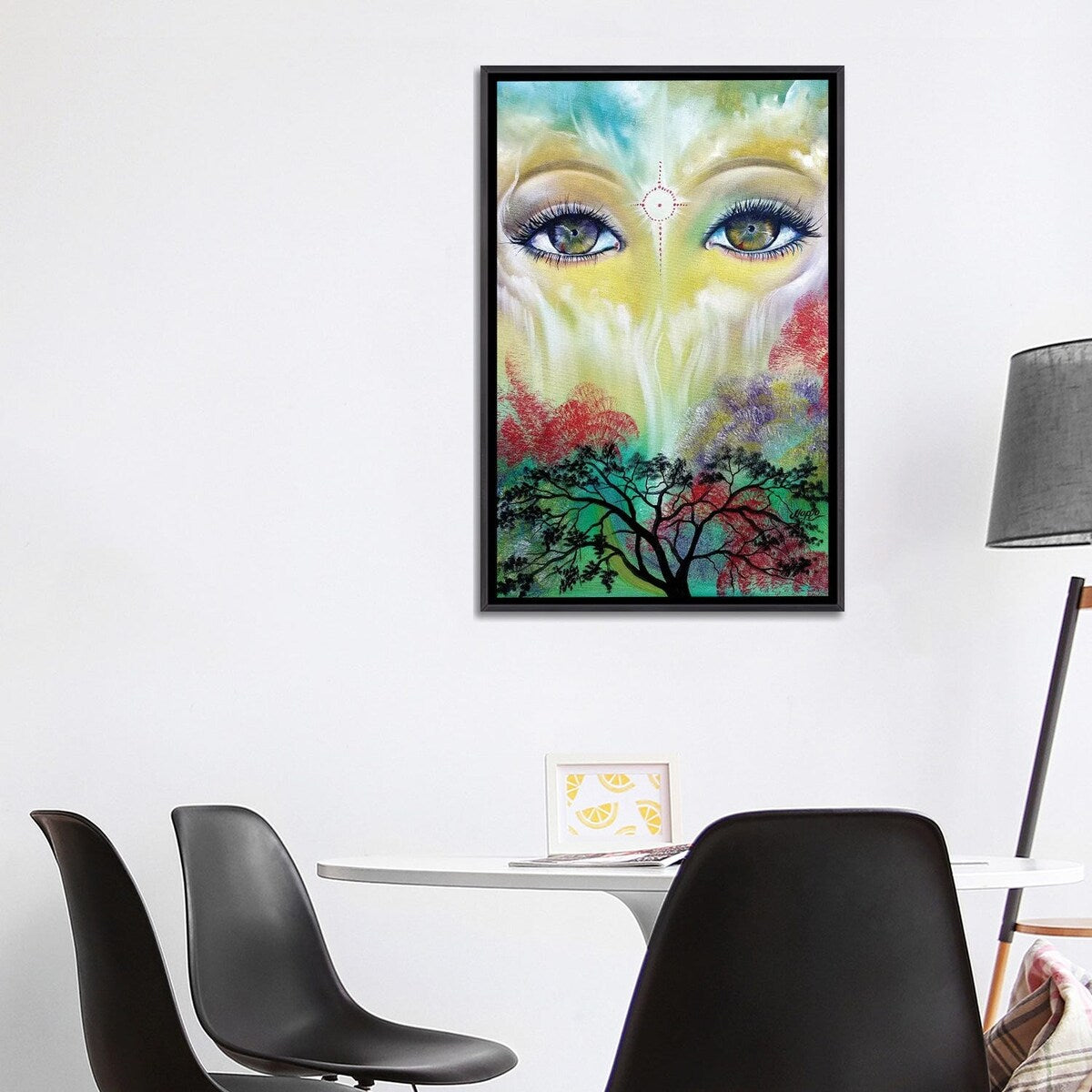 iCanvas "The Eyes Of The Universe" by Margarita Akhmetgaleeva Framed