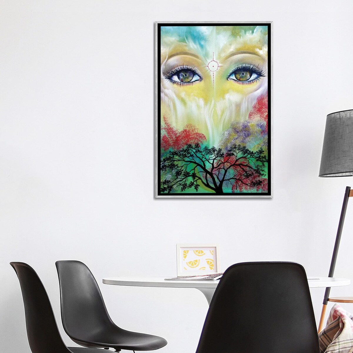 iCanvas "The Eyes Of The Universe" by Margarita Akhmetgaleeva Framed