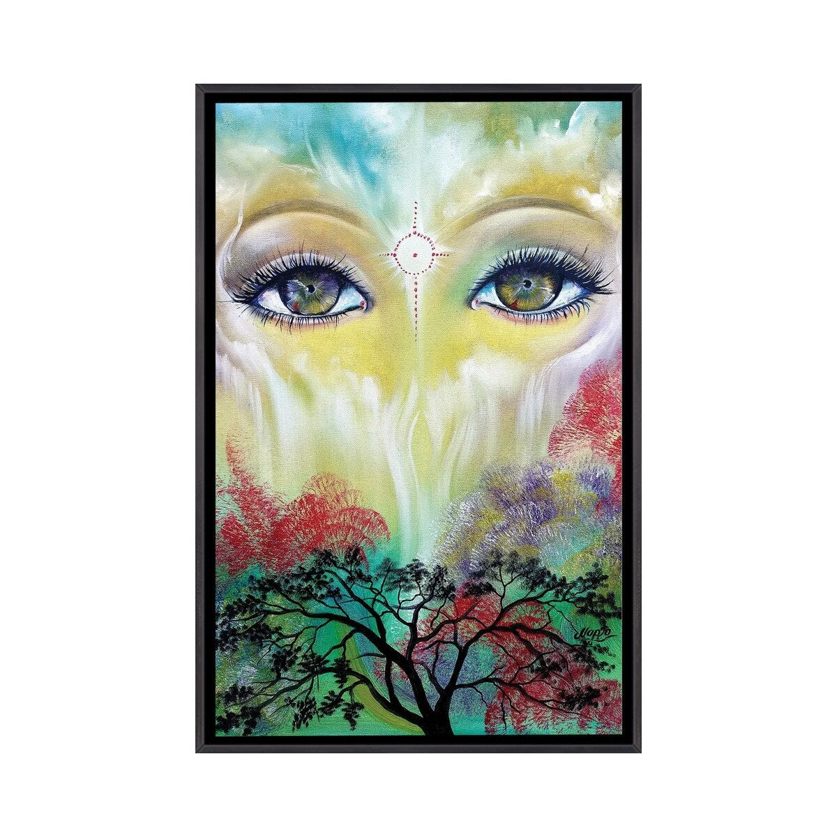 iCanvas "The Eyes Of The Universe" by Margarita Akhmetgaleeva Framed