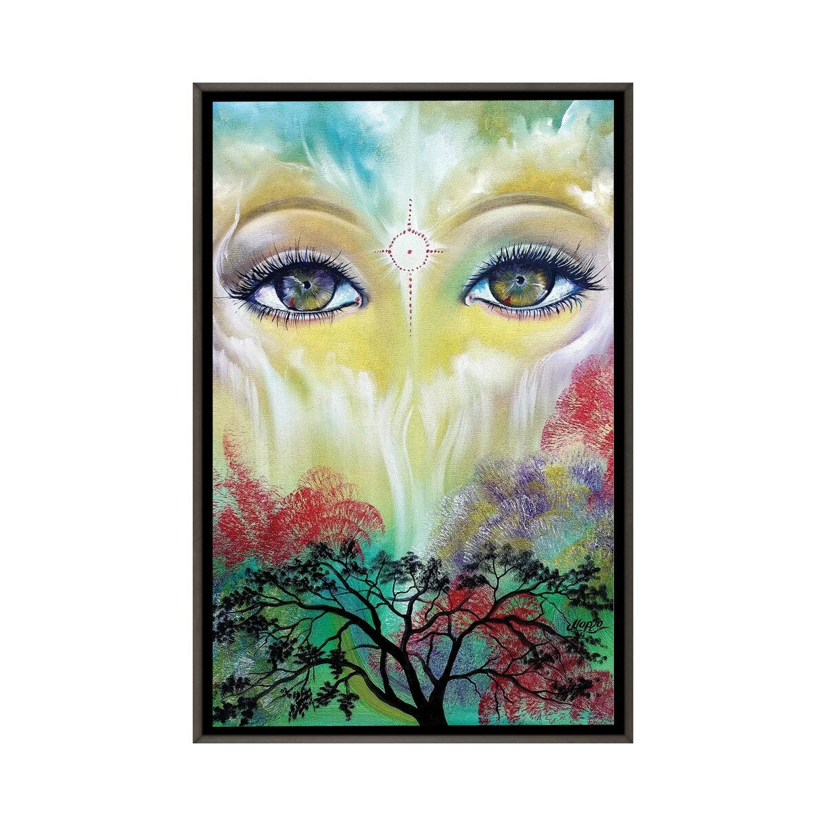 iCanvas "The Eyes Of The Universe" by Margarita Akhmetgaleeva Framed