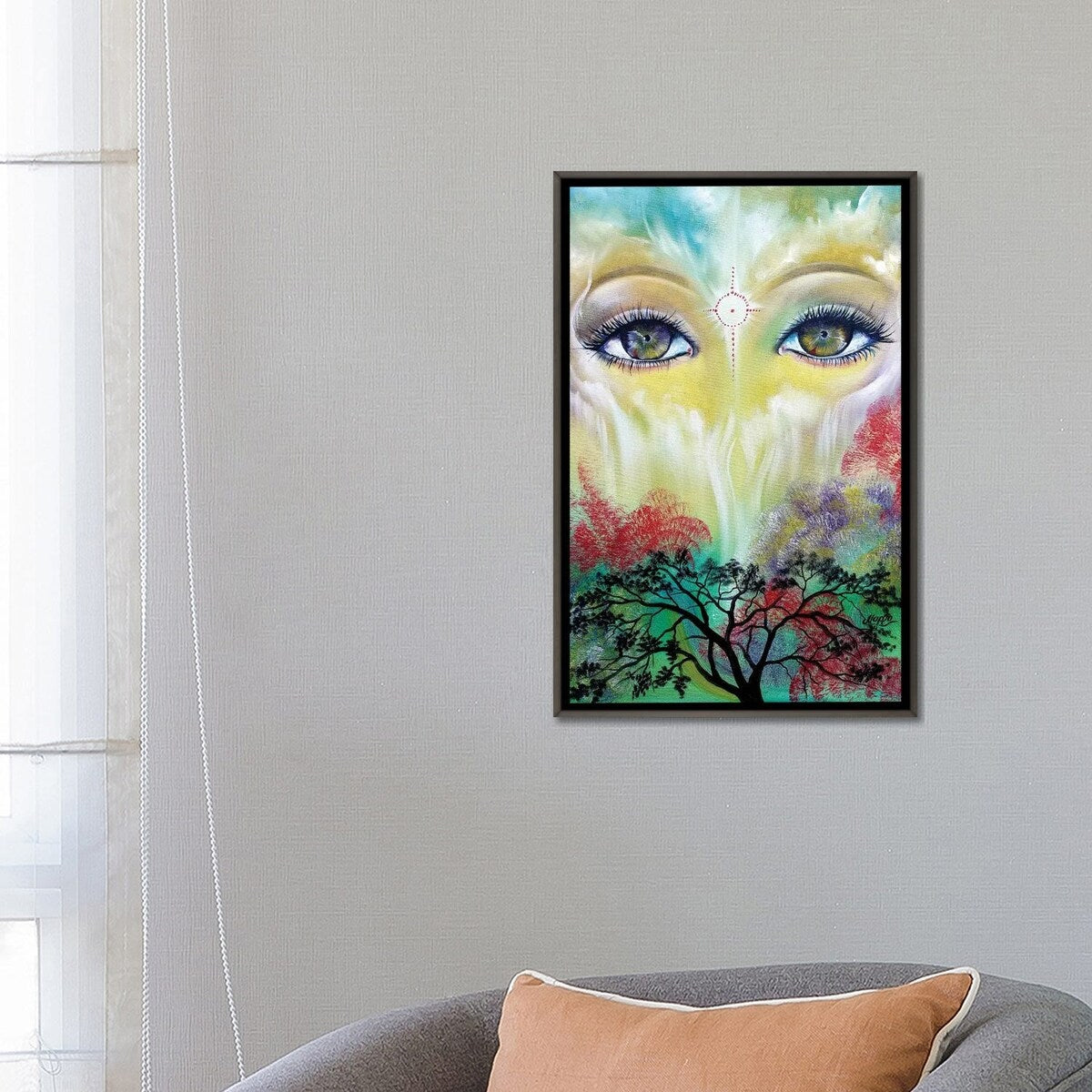 iCanvas "The Eyes Of The Universe" by Margarita Akhmetgaleeva Framed