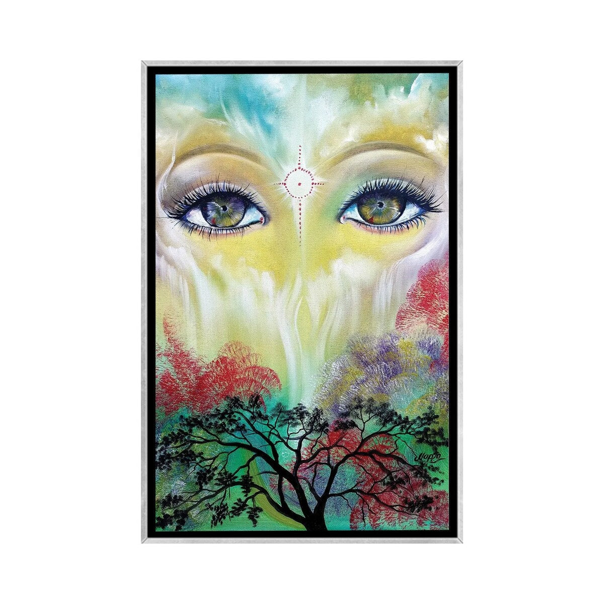 iCanvas "The Eyes Of The Universe" by Margarita Akhmetgaleeva Framed
