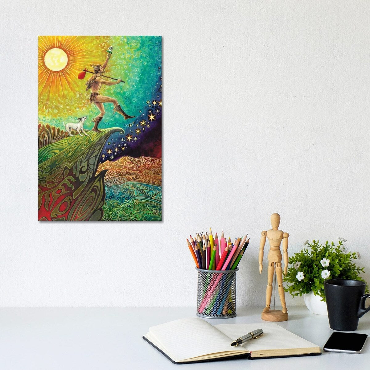 iCanvas "The Fool" by Emily Balivet Canvas Print