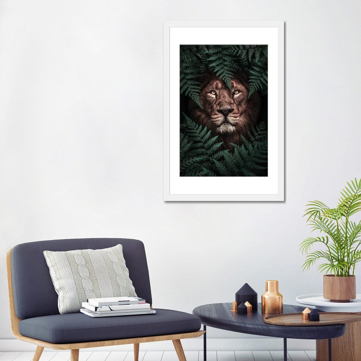 iCanvas "The Lion" by Al Barizi