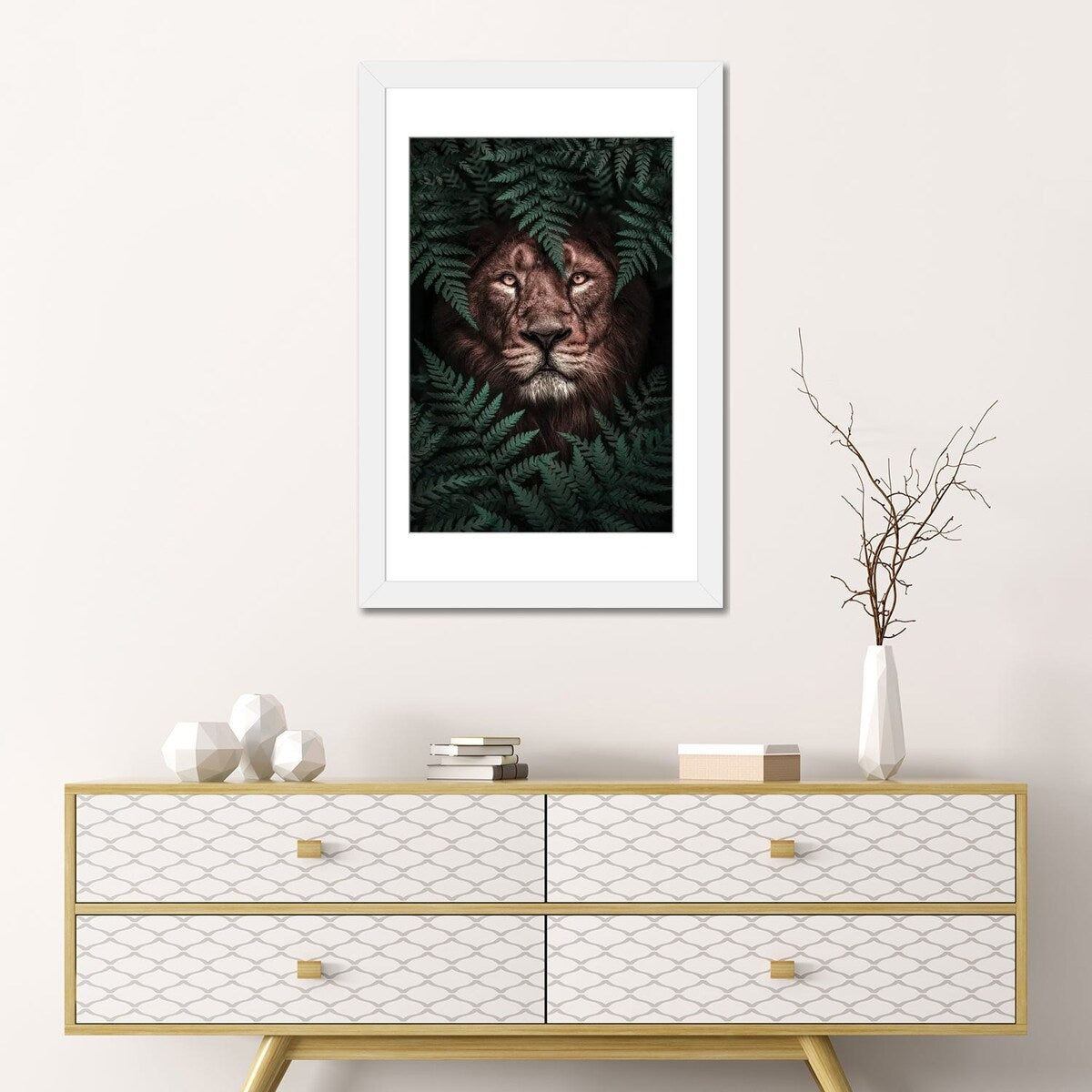 iCanvas "The Lion" by Al Barizi